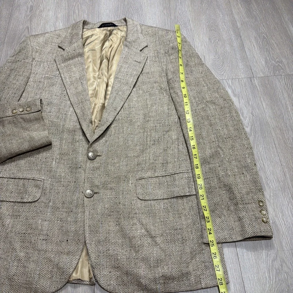 Vintage 1980s BURBERRY‎ Pure 100% Silk Tapestry Woven Sport Coat Blazer Mens 42